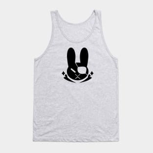 Bunny Rabbit Pirate with eye patch Tank Top